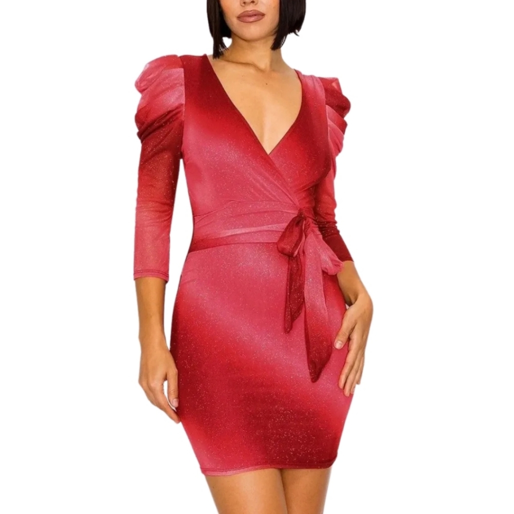 Sparkling Red Dress